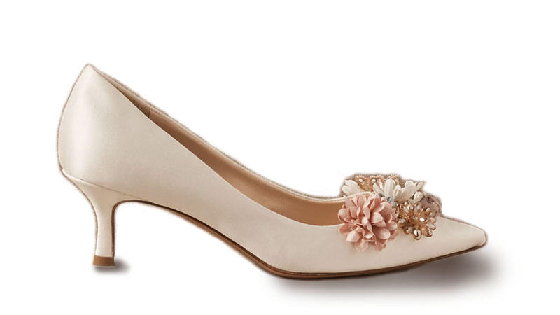 comfortable gold wedding shoes