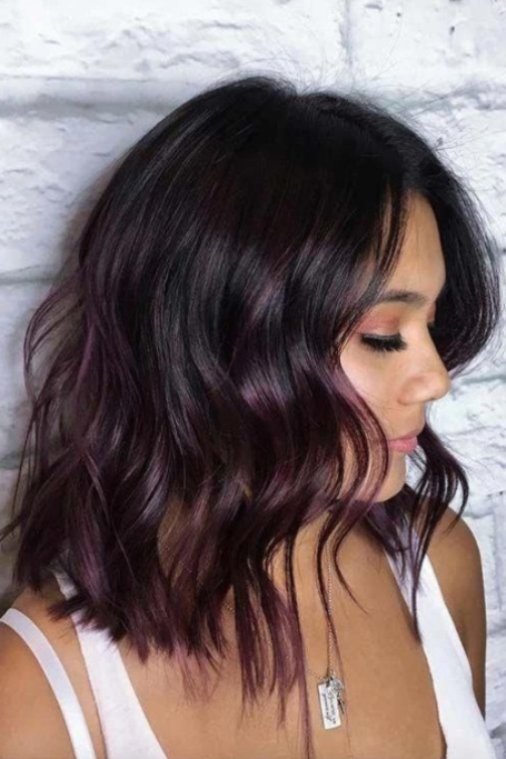 Dark Burgundy Hair