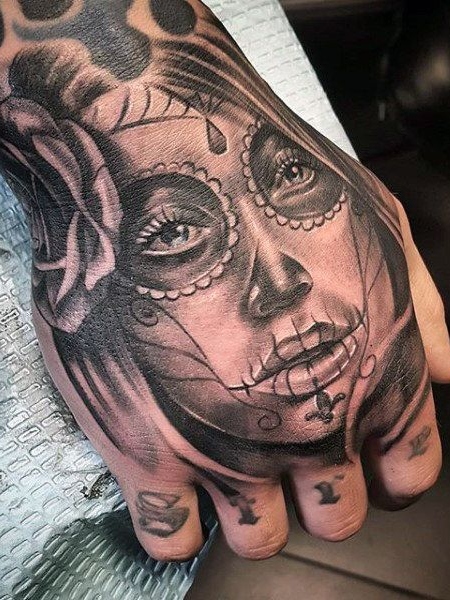 skeleton hand tattoo with snake and clockTikTok Search