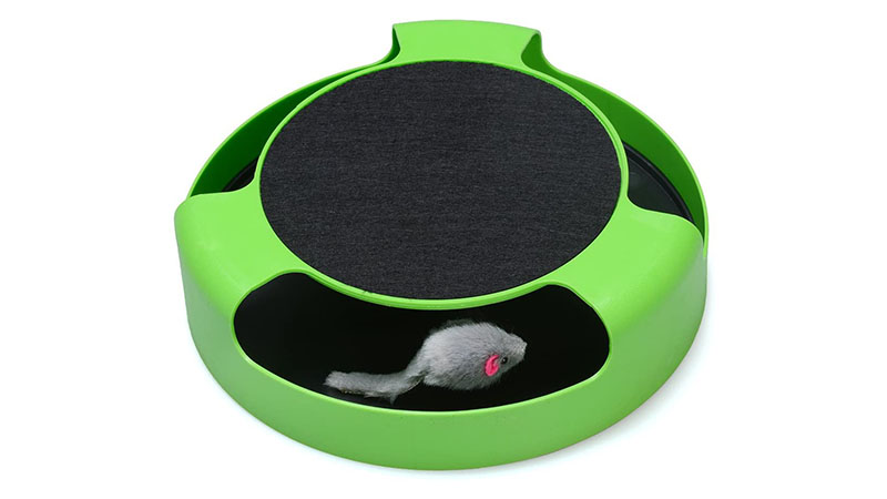 Fynigo Cat Interactive Toys With A Running Mice And A Scratching Pad