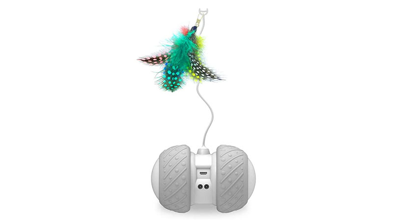 Interactive Robotic Cat Toys, Automatic Irregular 360 Degree Self Rotating Ball