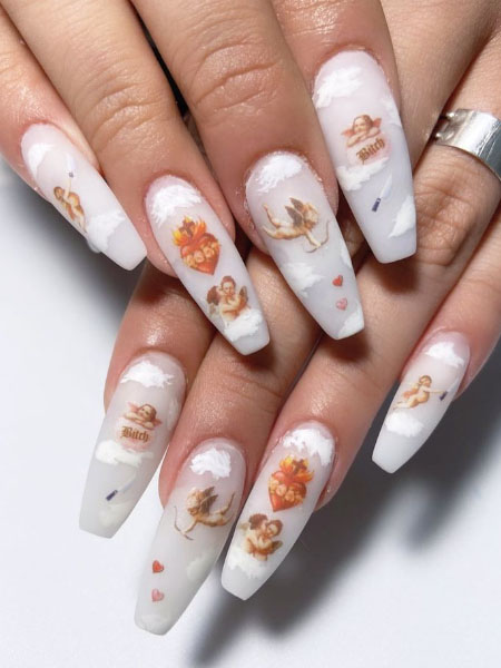 Love Angels Nail Stickers