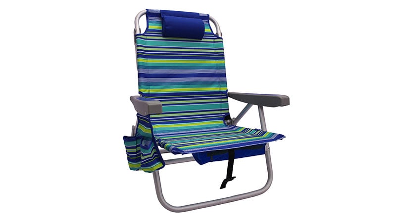 Mainstays Reclining Beach & Event Lay Flat Backpack Chair