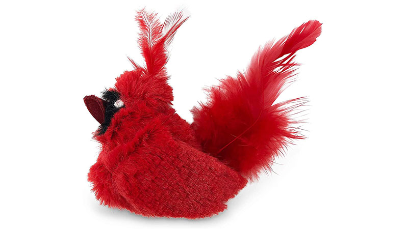 Ourpets Play N Squeak Real Birds Cat Toys