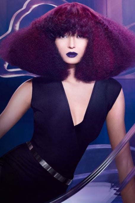 Purple Burgundy Hair
