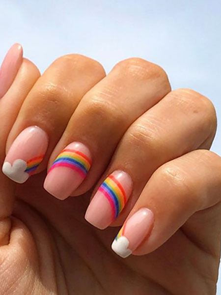 Rainbow Nails Are Taking Over the Summer Manicure | Vogue Arabia