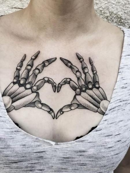 Skeleton Hand Tattoos That Are Terrifying And Cool The Trend Spotter