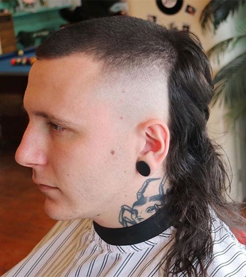 Skullet With Long Hair