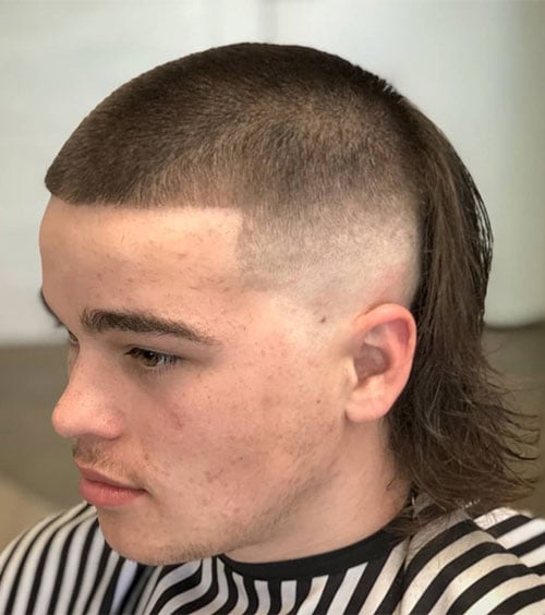Skullet With Skin Fade