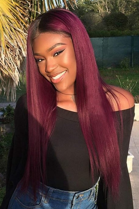 Burgundy Hair 50 Vivid Hues  Shades Youll Just Love Wearing this Fall