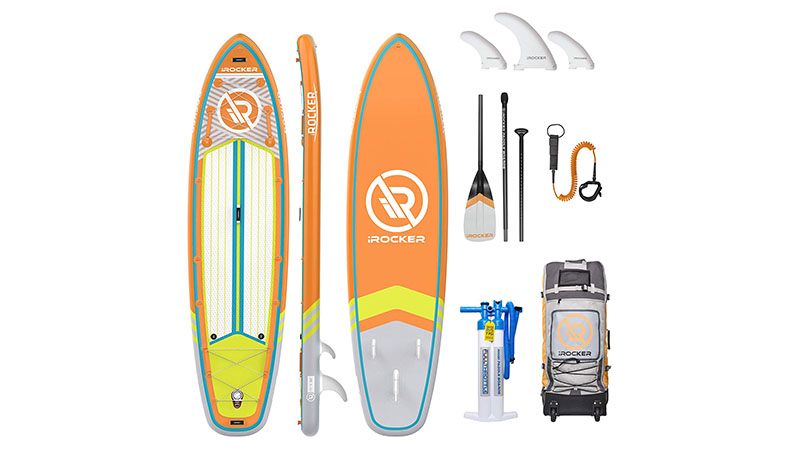 Irocker All Around Inflatable Stand Up Paddle Board 11ft
