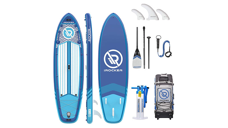Irocker All Around Inflatable Stand Up Paddle Board10ft