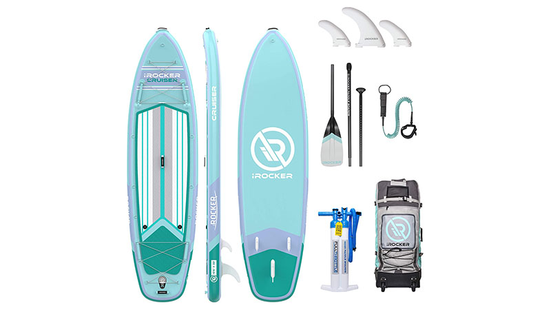 Irocker Cruiser Inflatable Stand Up Paddle Board 10'6