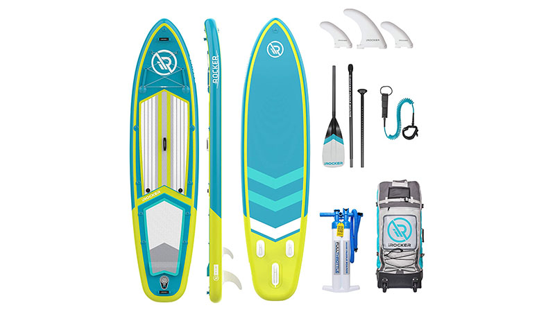 Irocker Inflatable Sport Stand Up Paddle Board 11'