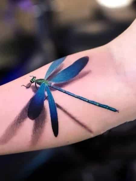 3d Dragonfly Tattoo 