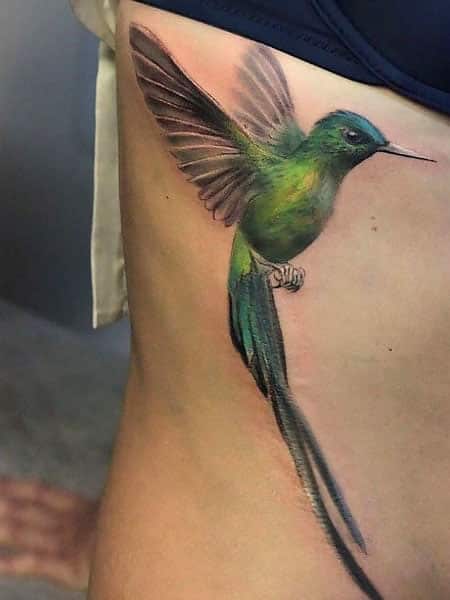 3d Hummingbird Tattoo