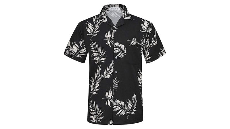 Aptro Men's 4 Way Stretch Hawaiian Shirt