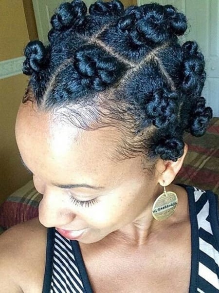 Bantu Knots On 4c Hair