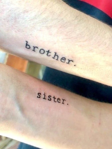 Brother And Sister Tattoos