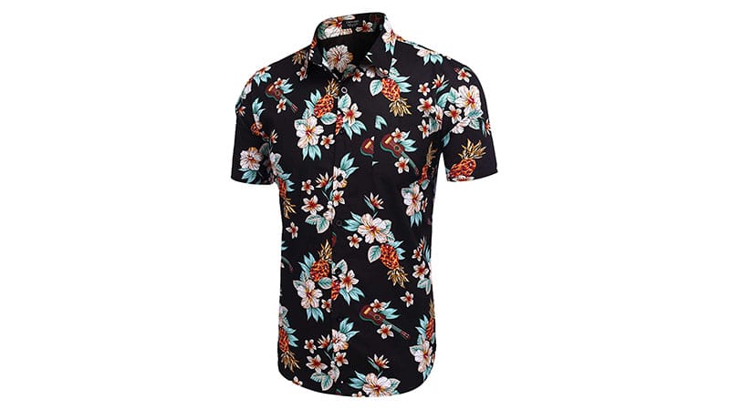 Coofandy Men's Hawaiian Aloha Shirt