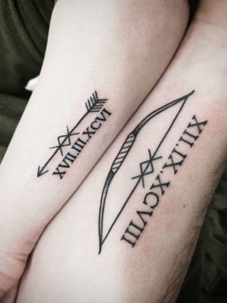 Creative Sibling Tattoo 