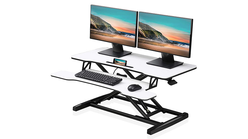 Fitueyes Height Adjustable Standing Desk Converter