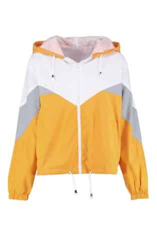 Hooded Panelled Windbreaker