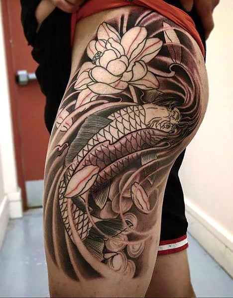 40 Koi Fish Tattoo Design Ideas & Meaning - The Trend Spotter