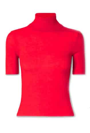 Meryll Rogge Ribbed Wool Turtleneck Sweater