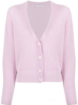 Malo Ribbed Knit Cardigan