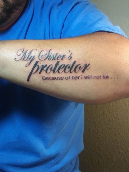 My Siblings Protector Tattoo