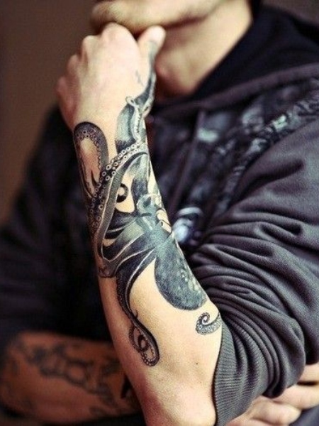 Octopus Forearm Tattoo