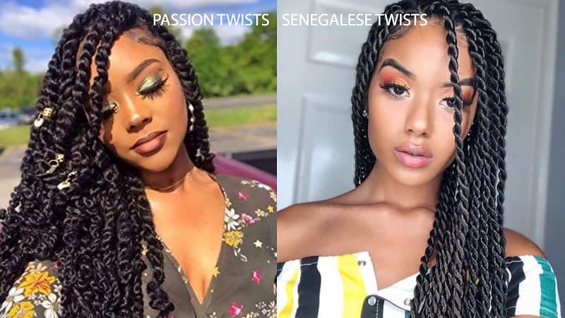 Passion Twists Vs Senegalese Twists