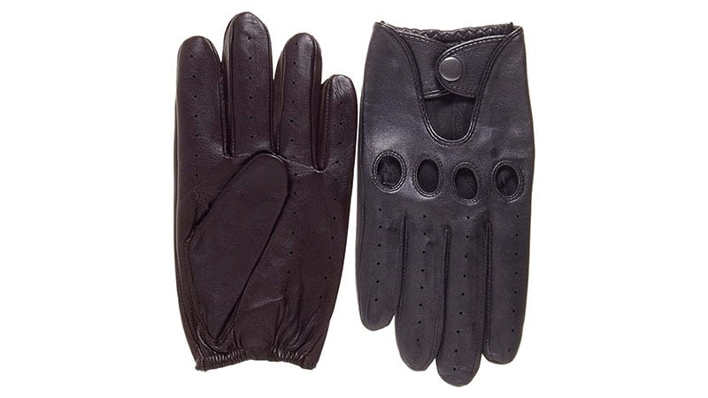 Pratt And Hart Silverstone Men's Leather Driving Gloves