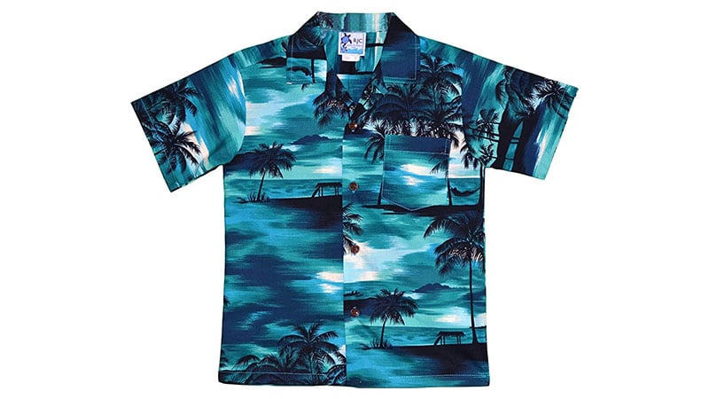 Rjc Boy's Waimea Sunset Hawaiian Shirt