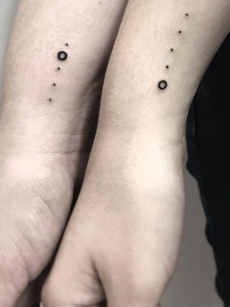 Siblings Circle Tattoo