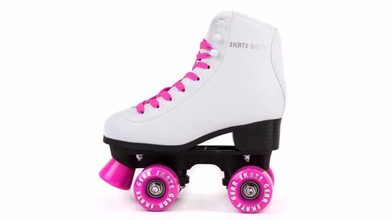 Skate Gear Classic Quad Faux Leather Roller Skates