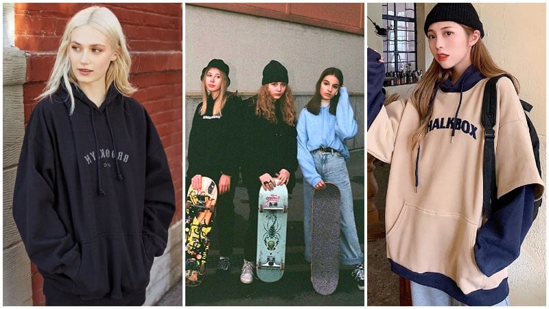 Skate Girl Hoodies