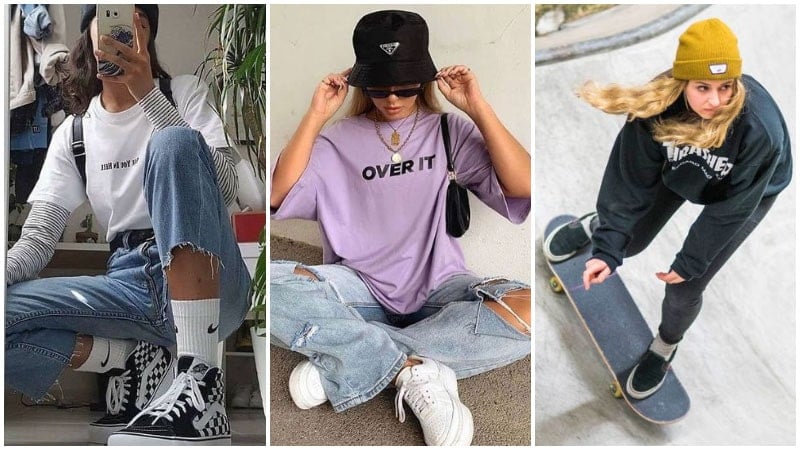 Skater Aesthetic: 10 Skater Girl Outfits That are Cool and Carefree