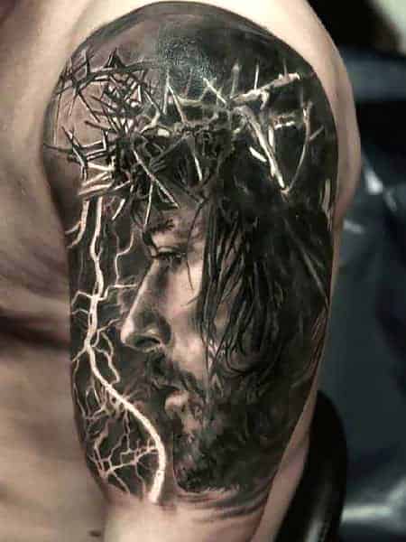 Jesus 3d Tattoo