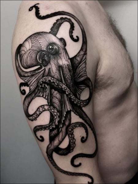 Octopus Arm Tattoo