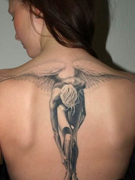 Angel Back Tattoo 