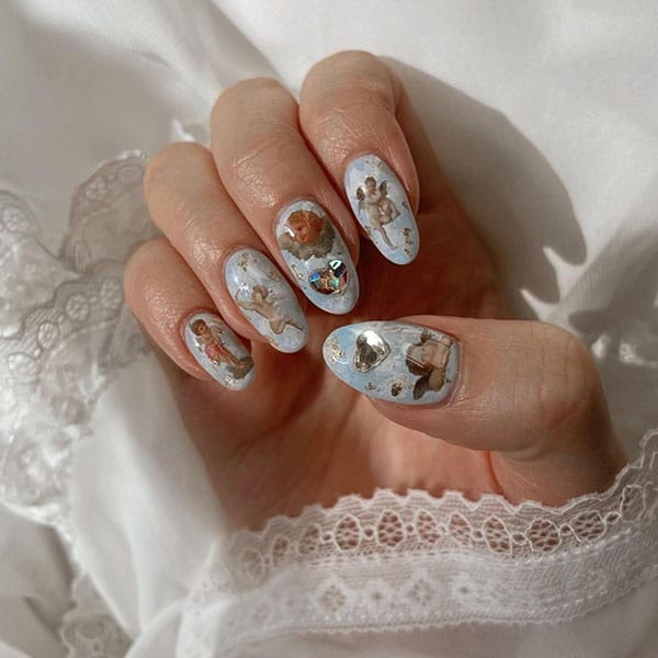 Angel Nails Nail Ideas Taramilktea