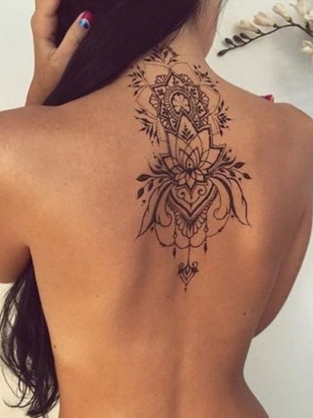 Back And Neck Tattoo