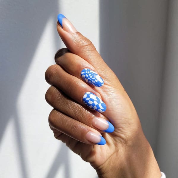 Blue Abstract Art Nail Ideas Nailsbymei