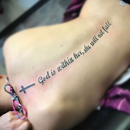 Christian Cross Tattoo Ideas For Women