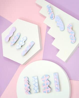 Dash Of Gold Barrettes Soft Girl