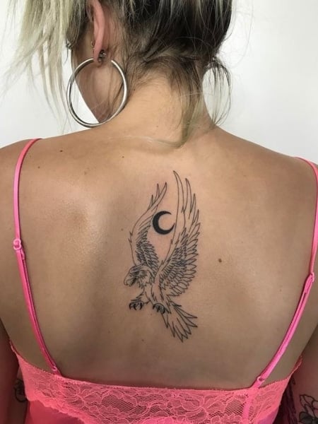 Eagle Back Tattoo 