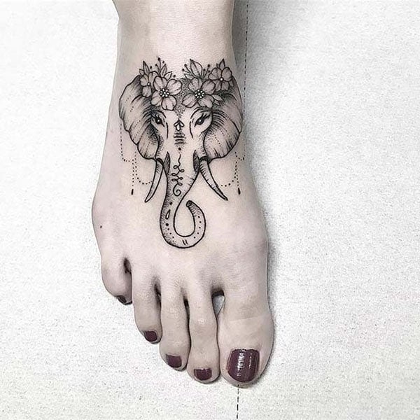 Elephant Foot Tattoo