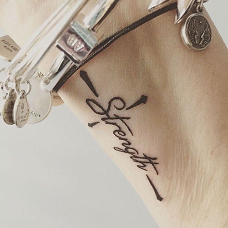 Lettering Tattoos For Women